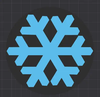 snowflakes Coaster