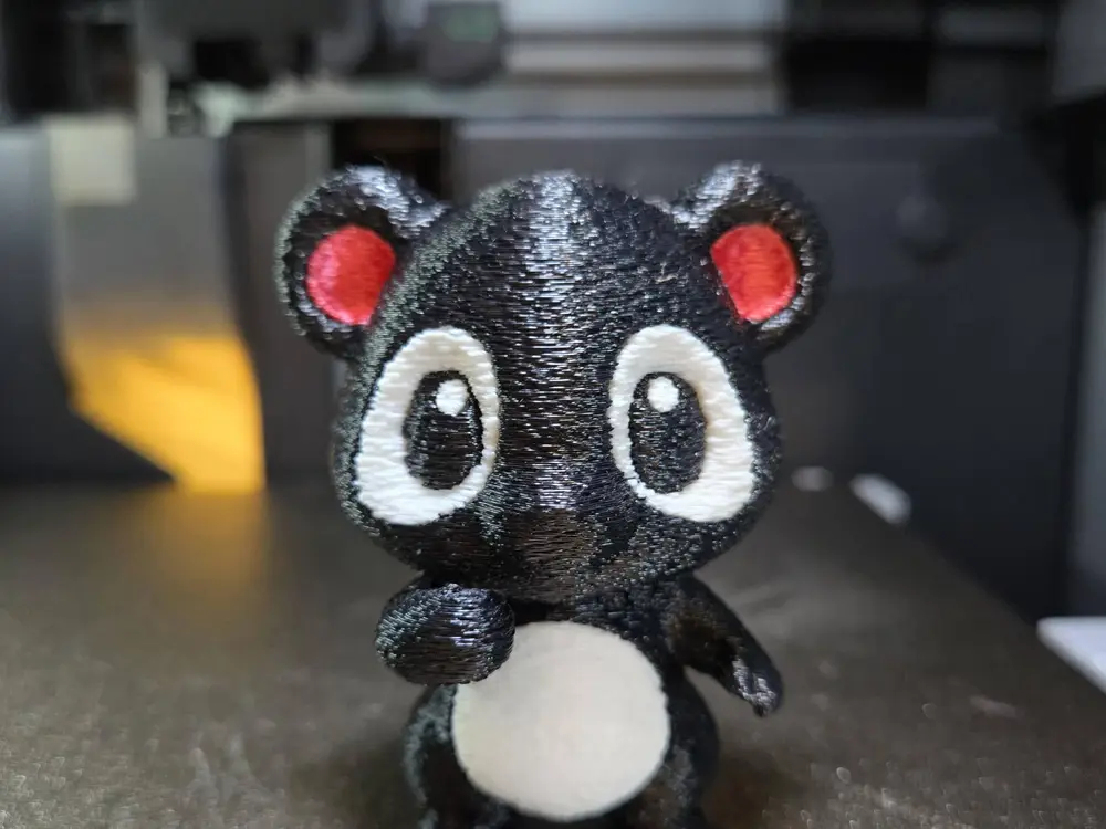 panda B W R colors