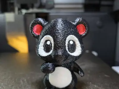 panda B W R colors