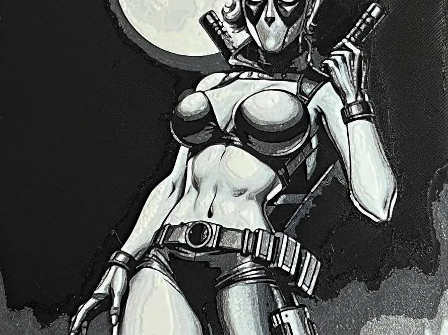 DeapPool Female - Wall Art