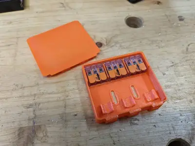 WAGO 221 3x3 thin junctionbox