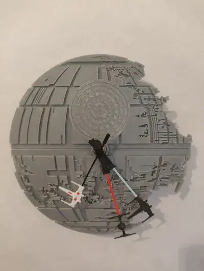 star wars wall clock