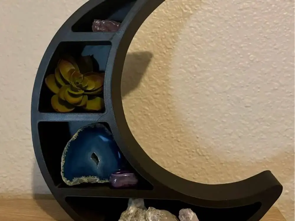 Crescent moon Desk Shelf