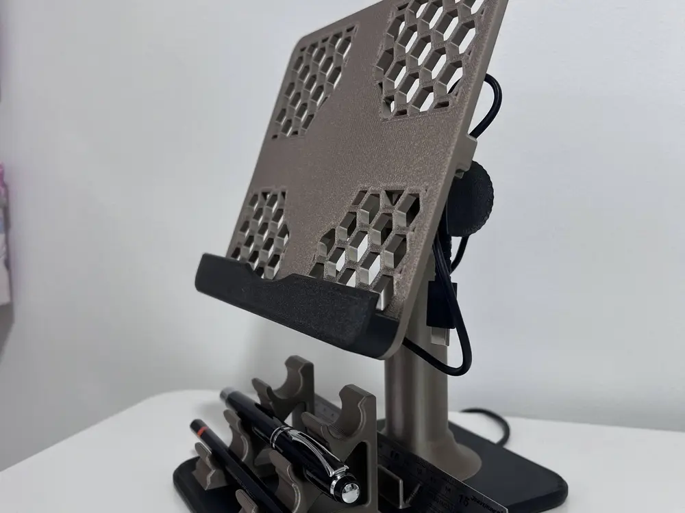 Desktop Tablet Stand and Organiser