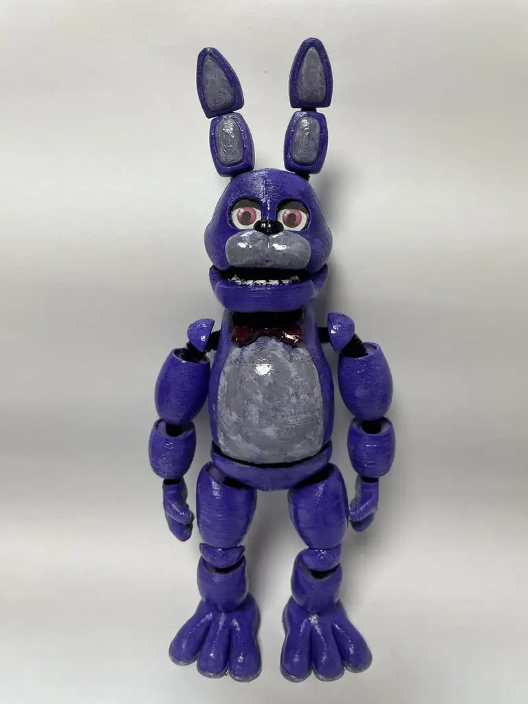 Bonnie - FNAF Posable Figure Pipe-cleaner Model