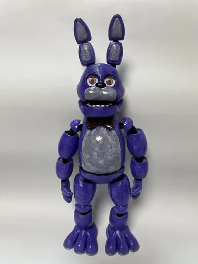 Bonnie - FNAF Posable Figure Pipe-cleaner Model