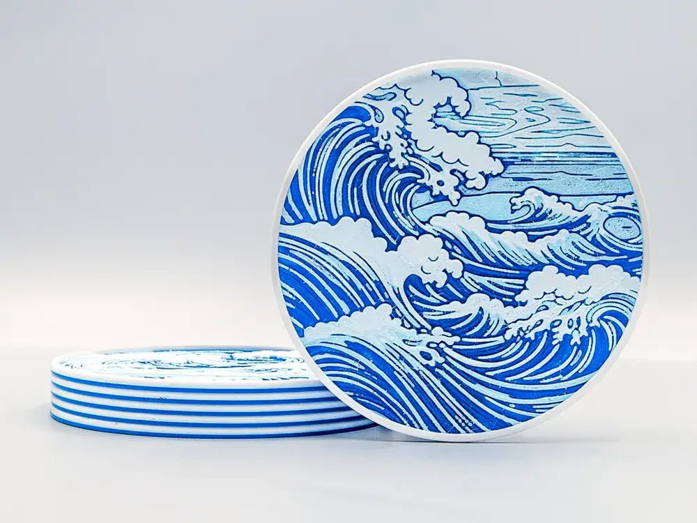 POSAVASOS OLAS