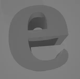 letra e