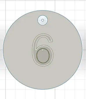 Number keyring [6]