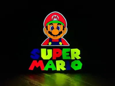 Caixa de luz do Super Mario
