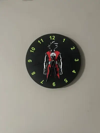Songoku clock lightbox