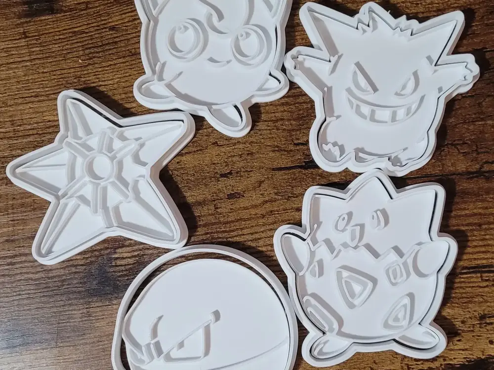 Pokemon Cookie cutters