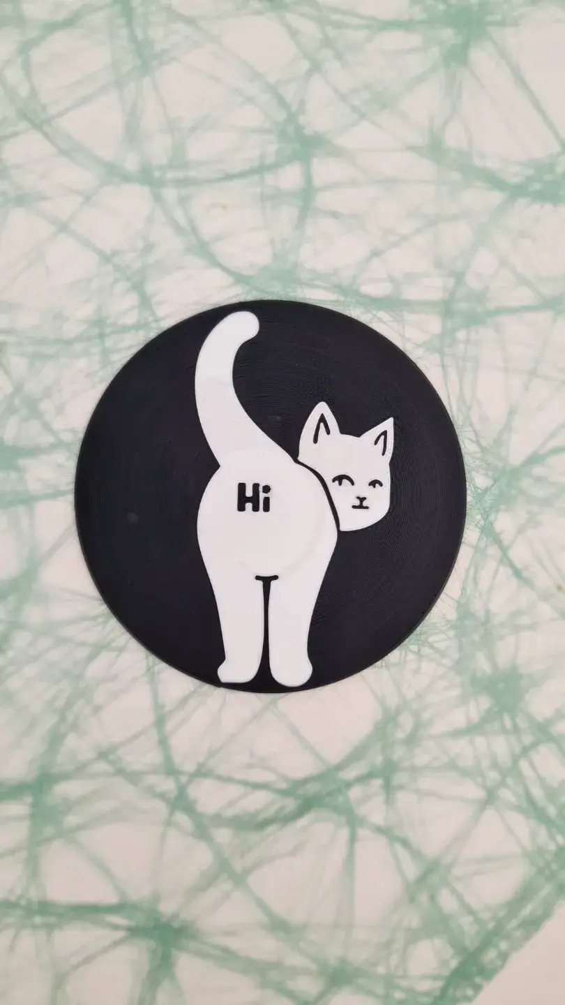 POSAVASOS GATO