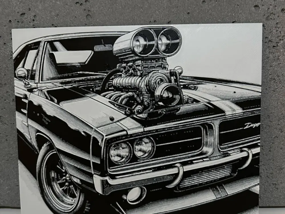 Muscle car - Hueforge