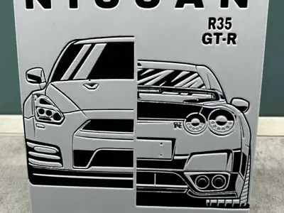 Nissan GTR R35 - Hueforge