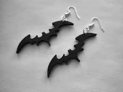 Bat earrings