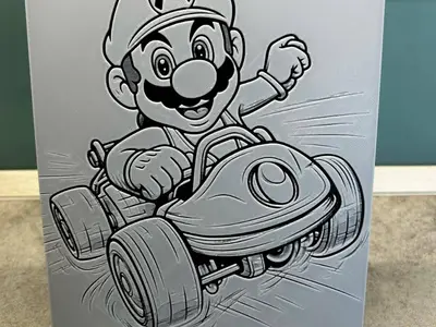 Super Mario - Hueforge