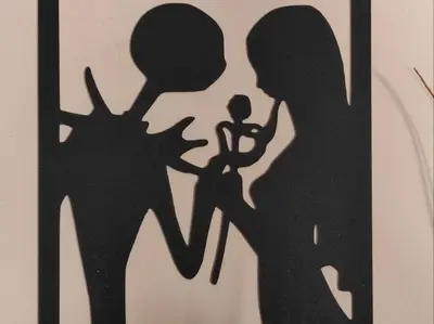 Jack & Sally Wall Decor