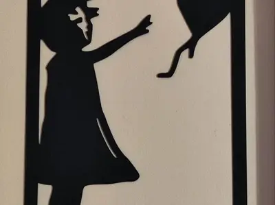 Bansky balloonn Wall Decor