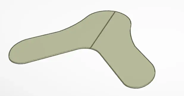 Boomerang para el último trozo de filamento