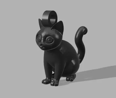 Cat keychain