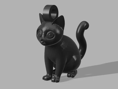 Cat keychain