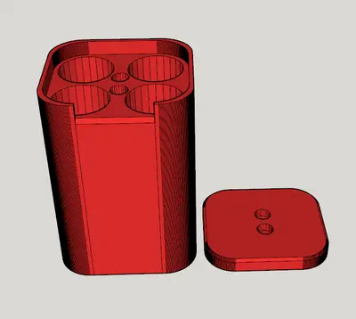 4x18650 Travel Battery Case