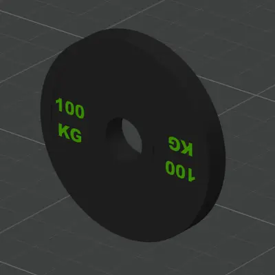 barbell weight plate - 100KG