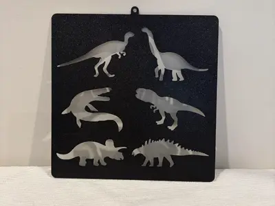 Dinosaur Stencil