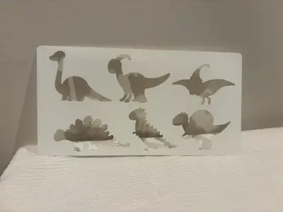 Dinosaur montessori stencil