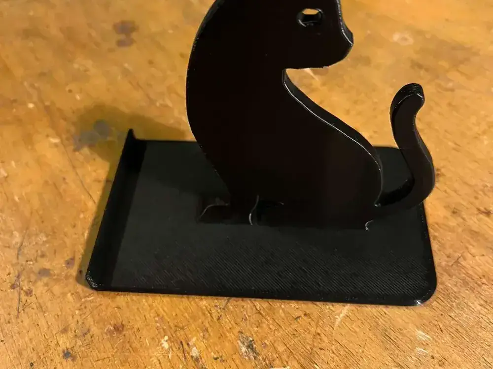 Phone, Mobile phone stand with cat