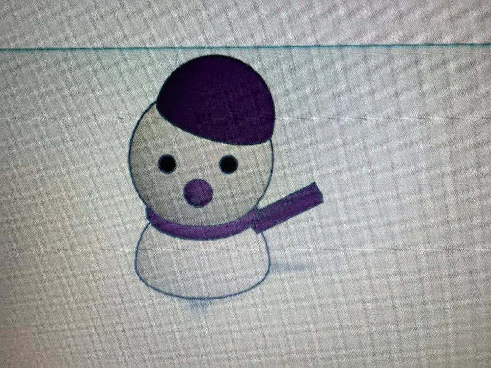 testa pupazzo di neve