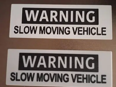 Warning Sign - Slow Moving Vehicles