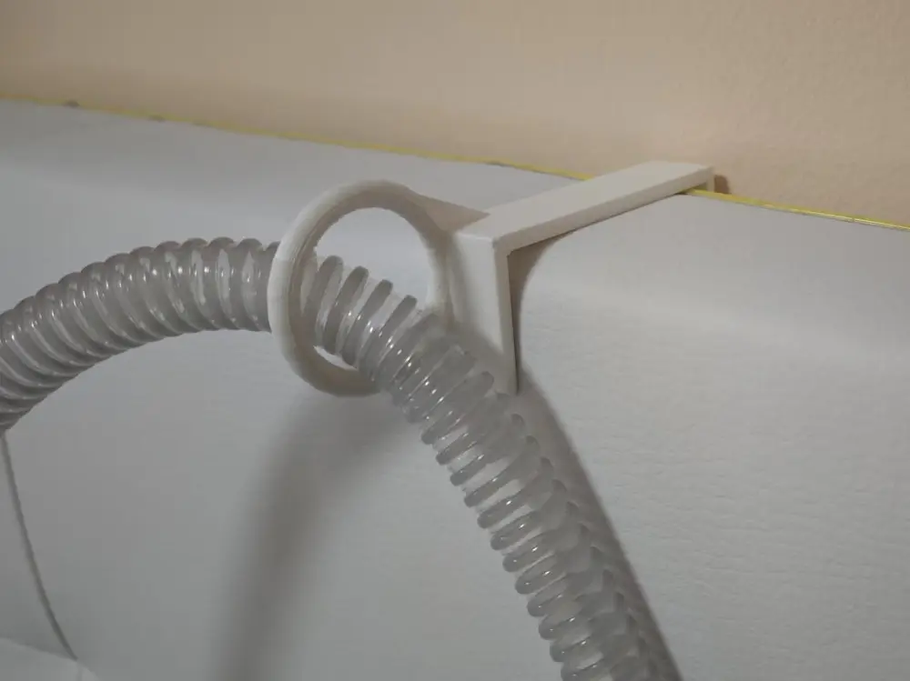 CPAP tube holder