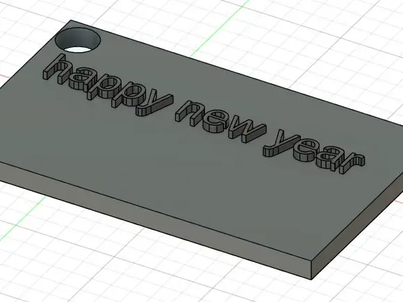 happy new year key chein