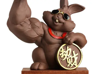 bunny rabbit money god