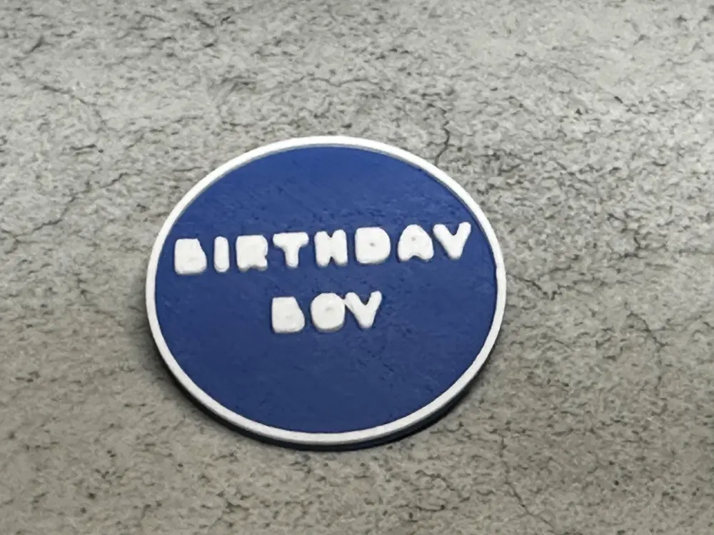 Birthday Boy Badge