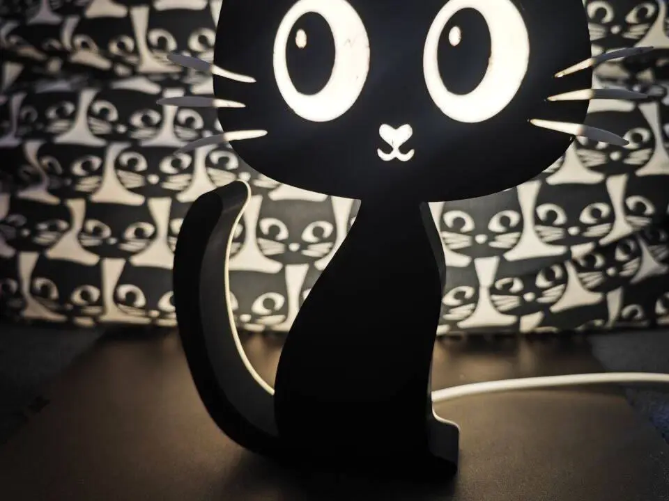 Glow Night Light: Cat Lamp for Sweet Dreams
