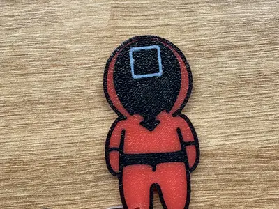 Squid Game Keychain - Square