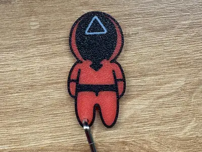 Squid Game Keychain - Triangle