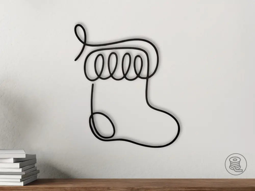 Christmas Stocking Wall Art