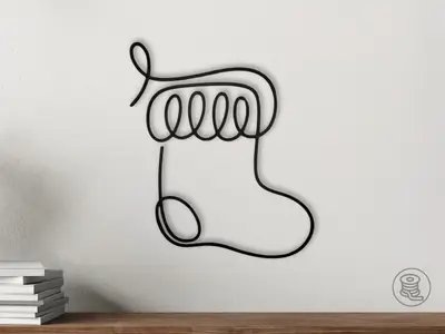 Christmas Stocking Wall Art