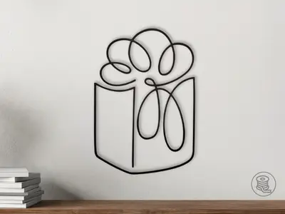 Christmas Present Wall Art
