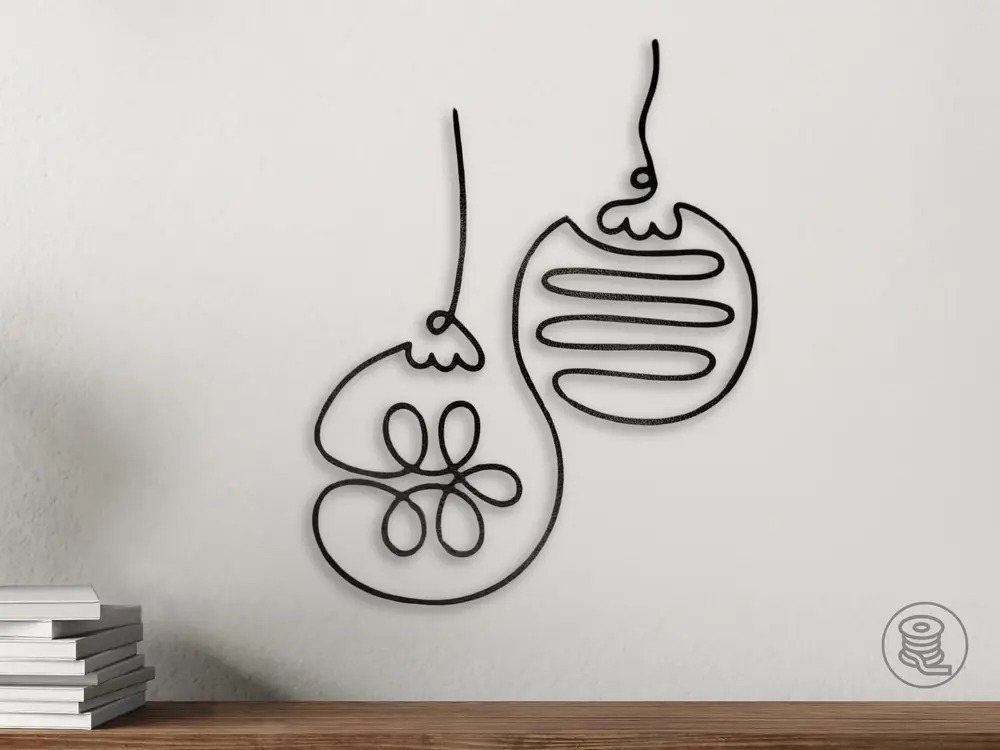 Christmas Ornaments Wall Art