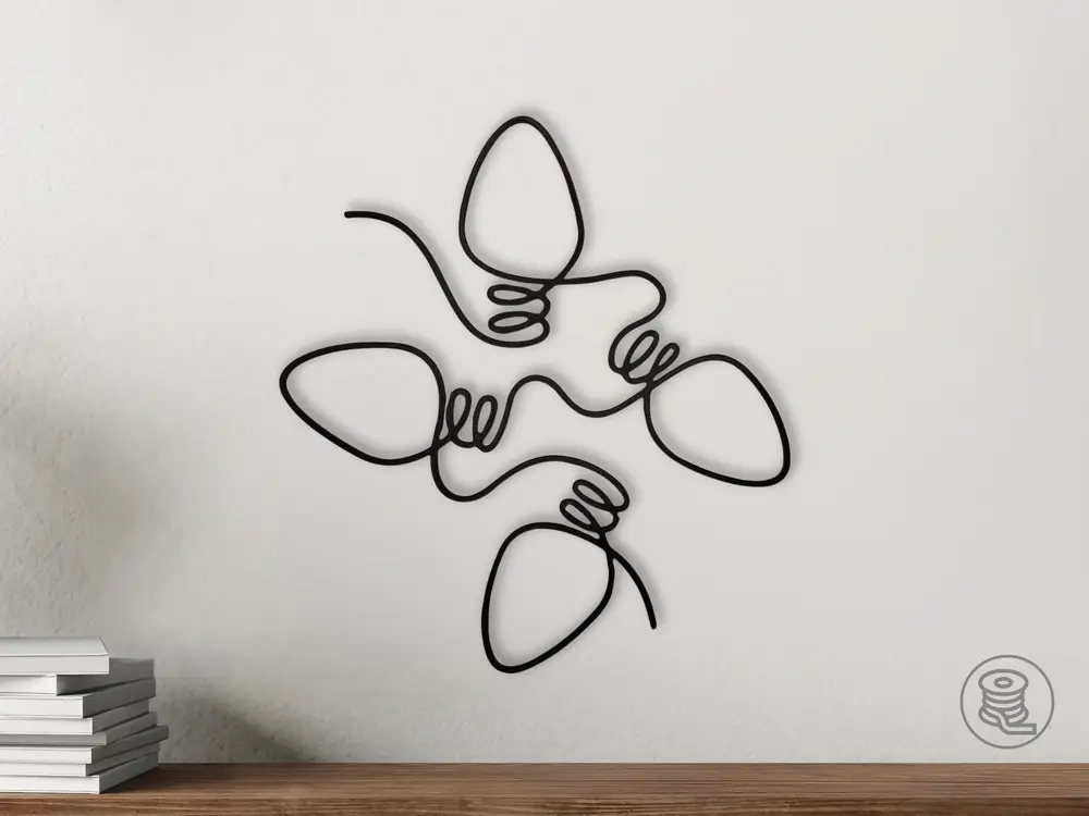 Christmas Lights Wall Art