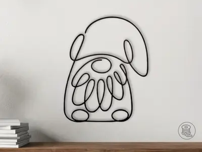 Christmas Gnome Wall Art