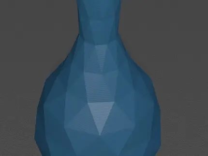 Low Poly Modern Vase