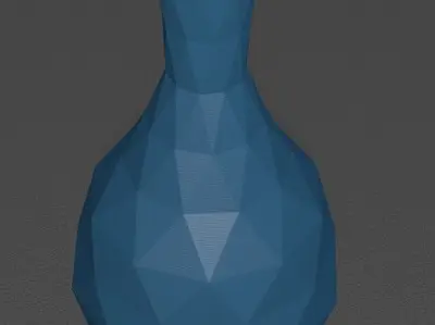 Low Poly Modern Vase