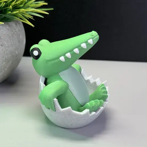 Relaxing crocodile