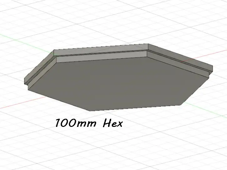100mm Lid for Hex container